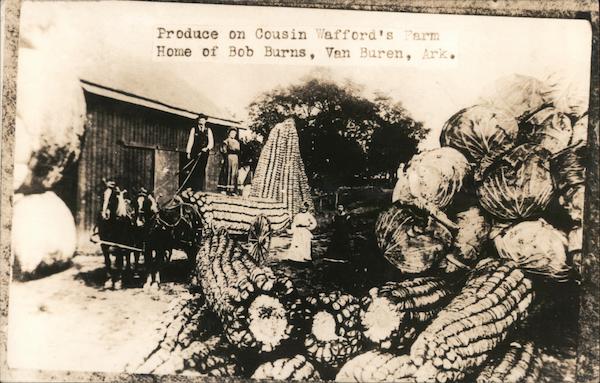 Produce on Cousin Wafford's Farm Van Buren Arkansas