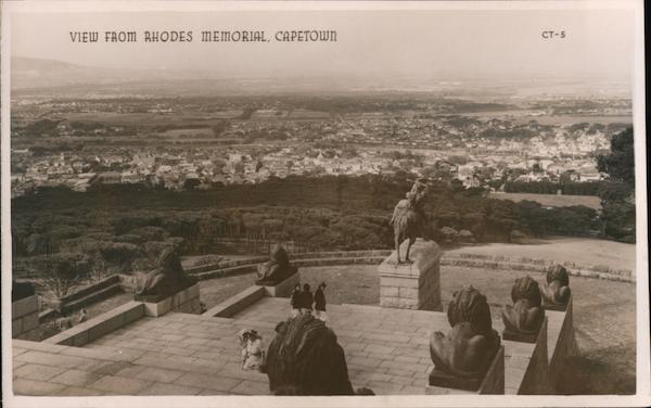 View From Rhodes Memorial Capetown South Africa