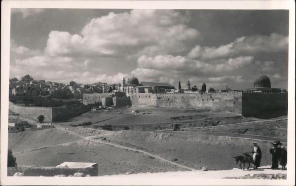 View of City From Jericho Road Jerusalem Israel Middle East