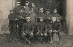Group of Soldiers Postcard