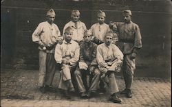 Group of Soldiers Postcard