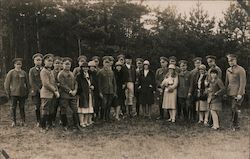 Group of Officers and Wives (German?) Postcard