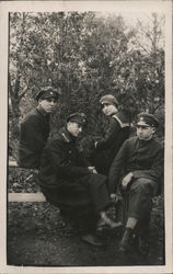 Group of Soldiers or Sailors, 1929 Postcard