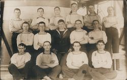 Group of Sailors, c1910, French? Postcard