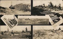 Multi-View: Rifle Range, 1913 Galveston, TX Army Postcard Postcard Postcard