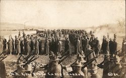 Group of Soldiers - N.A. Rifle Range Camp Funsxor Postcard