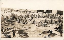 Mexican Revolution: US Soldiers - A Temporary Camp In Mexico Postcard