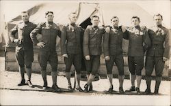 28th Infantry Command at Fort Crockett "Dutch Squad" Galveston, TX Army Postcard Postcard Postcard