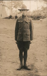 Soldier: Robert Zimmermann, 1917 Postcard