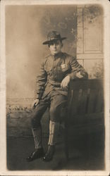 Soldier, Expert Rifleman, WWI-era Postcard