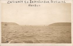 Entrance to Harbor Invergordon, Scotland Postcard Postcard Postcard