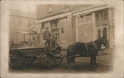 A.C. Rosch & Co.  Delivery Wagon Postcard