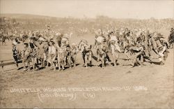 Umitella (Umatilla) Indians at Pendleton Round-Up 1926 Oregon Rodeos Postcard Postcard Postcard