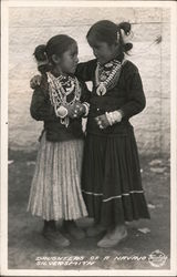 Daughters of a Navajo Silversmith Postcard