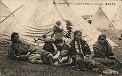 Enjoying the comforts of home 1852 A.D. Postcard