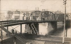 Connellsville's Free Bridge Postcard