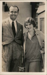 Douglas Fairbanks and Mary Pickford Postcard