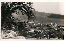 Panorama del Puerto de Majoulco. Gro Mexico J.J. Pintos Postcard Postcard Postcard