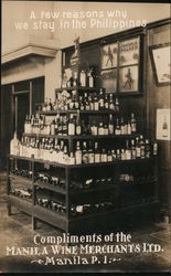 Compliments of Manila Wine Merchants Ltd. Postcard