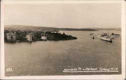 Kirribilli Pt. & Harbour Postcard