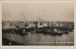 View of City From the Harbour Postcard