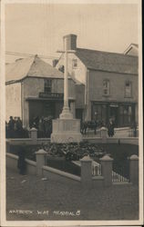 War Memorial Narberth, United Kingdom Postcard Postcard Postcard