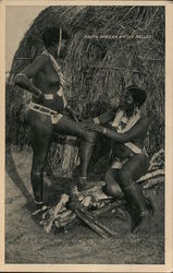 South African Native Belles Postcard