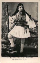 Costumes Grecs Evzone Greece Greece, Turkey, Balkan States Postcard Postcard Postcard