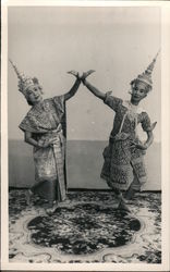 Thai traditional dancers Postcard