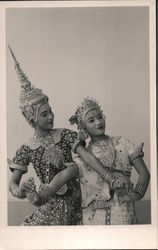 Untitled (Thai Dancers) Bangkok, Thailand Southeast Asia Postcard Postcard Postcard