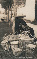 Irapuato Baskets in Mexico Postcard