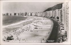 Praia de Copacabana Rio de Janeiro, Brazil Postcard Postcard Postcard