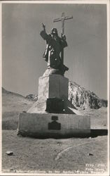 Chile - Cordillera de los Andes, Cristo Redentor Postcard