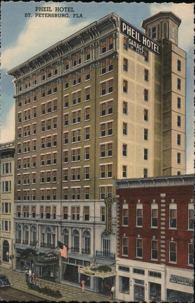 Pheil Hotel, European Plan, Fireproof St. Petersburg Florida