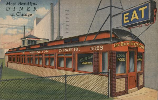 The Burlington Diner, Most Beautiful Diner in Chicago Illinois