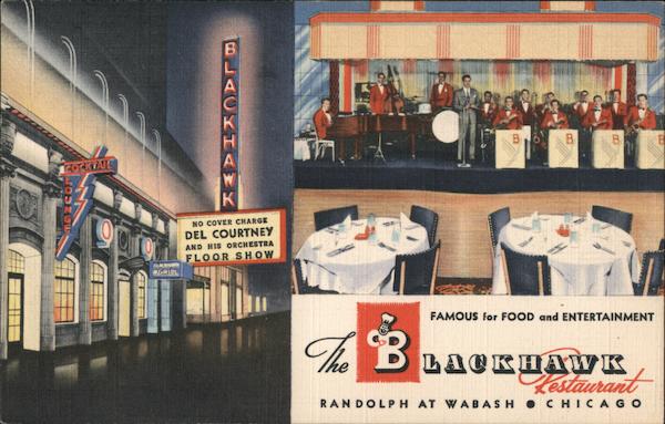 The Blackhawk Restaurant, Randolph at Wabash Chicago Illinois