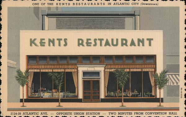 Kents Restaurant Downtown Atlantic City New Jersey