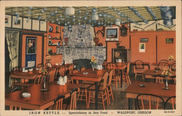 The Iron Kettle, Specializing in Sea Food Waldport Oregon