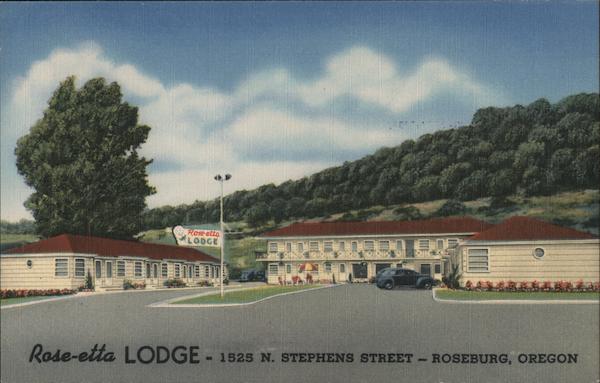 Rose-etta Lodge, In the Heart of the Timber Industry and Sportsman's Paradise Roseburg Oregon