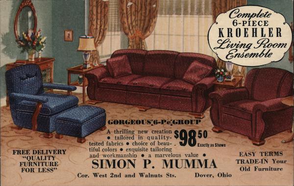Kroehler Living Room Ensemble - Simon P. Mumma Dover Ohio