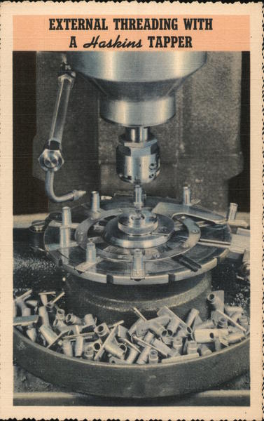 External Threading with a Haskins Tapper, R. G. Haskins Company