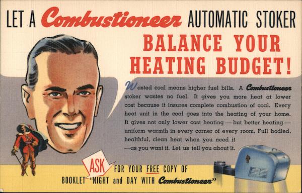 Let a Combustioneer Automatic Stoker, Balance Your Heating Budget!