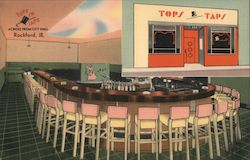 Tops In Taps, Times Tap, Across From City Hall Postcard