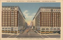 New Rosslyn Hotels Los Angeles, CA Postcard Postcard Postcard