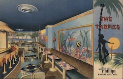 The Tropics Cocktail Lounge, Hotel Phillips Kansas City, MO Postcard Postcard Postcard