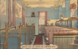 Midway Cafe Cheyenne, WY Postcard Postcard Postcard