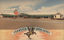 Frontier Auto Court Postcard