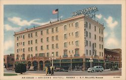 Arizona Hotel, Air Cooled Phoenix, AZ Postcard Postcard Postcard