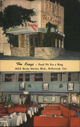 The Kings Restaurant Hollywood, CA Postcard Postcard Postcard