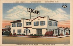 Beach Motel Postcard